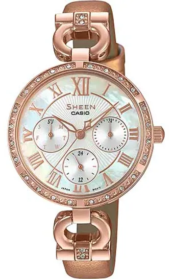 Японские наручные часы Casio Sheen SHE-3067PGL-7B
