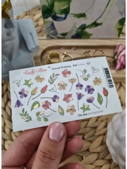 Набор слайдеры 2шт Lucky Rose. Foil 056, 057