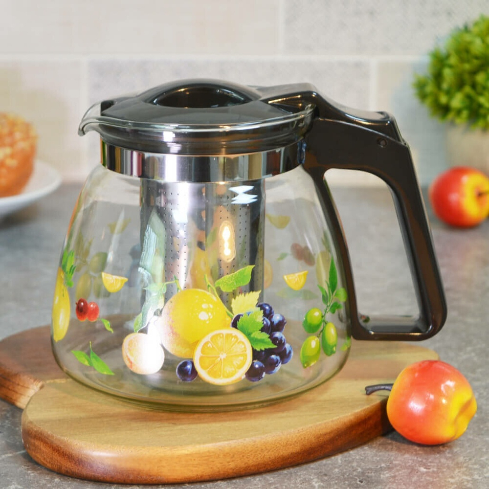 Чайник заварочный 0,9л с рисунком, 202465