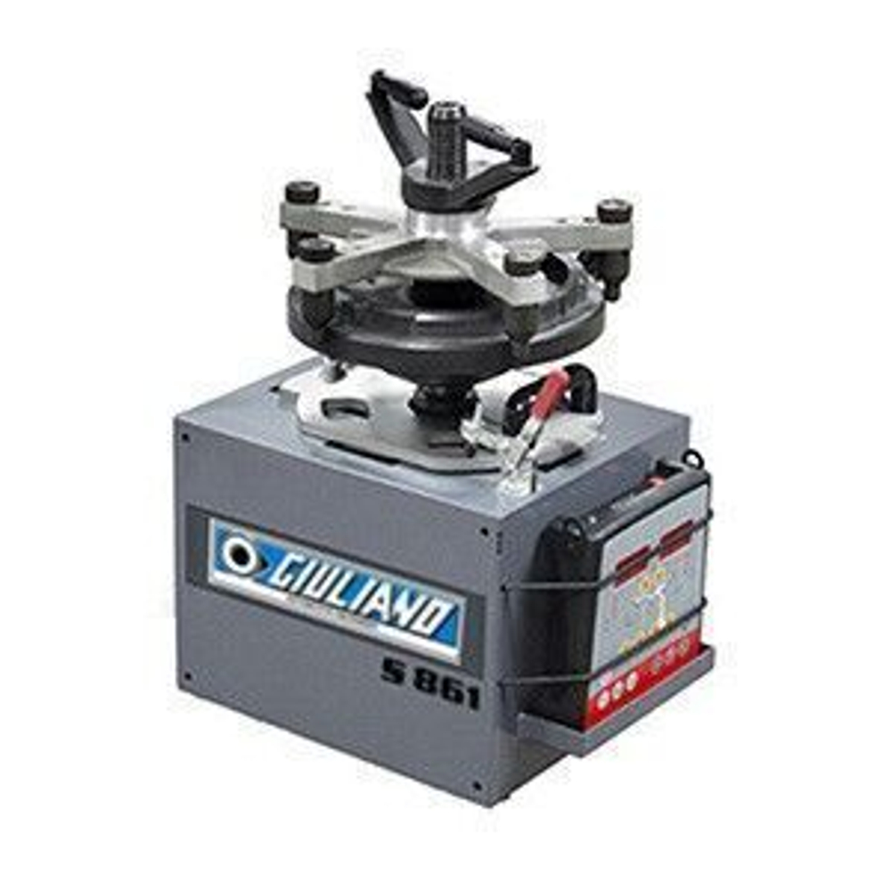 Балансировочный станок для грузовых автомобилей (мобильный) S861 Giuliano