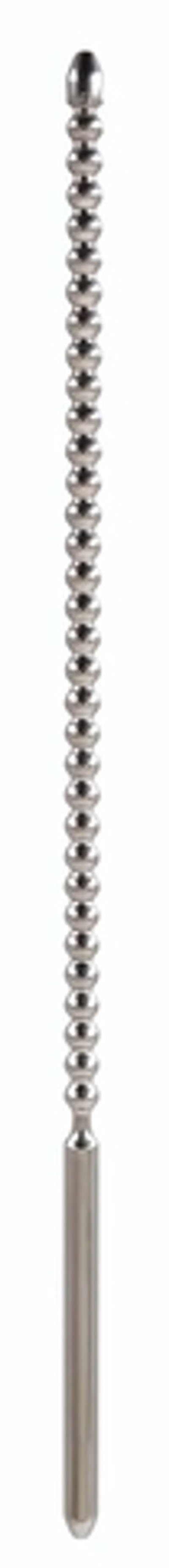 Зонд для уретры из медицинской стали - 24 см. (Цвет: серебро)