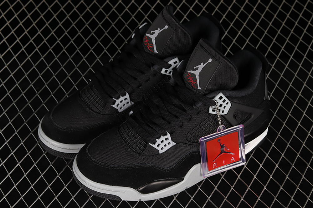 Jordan 4 Retro SE Black Canvas