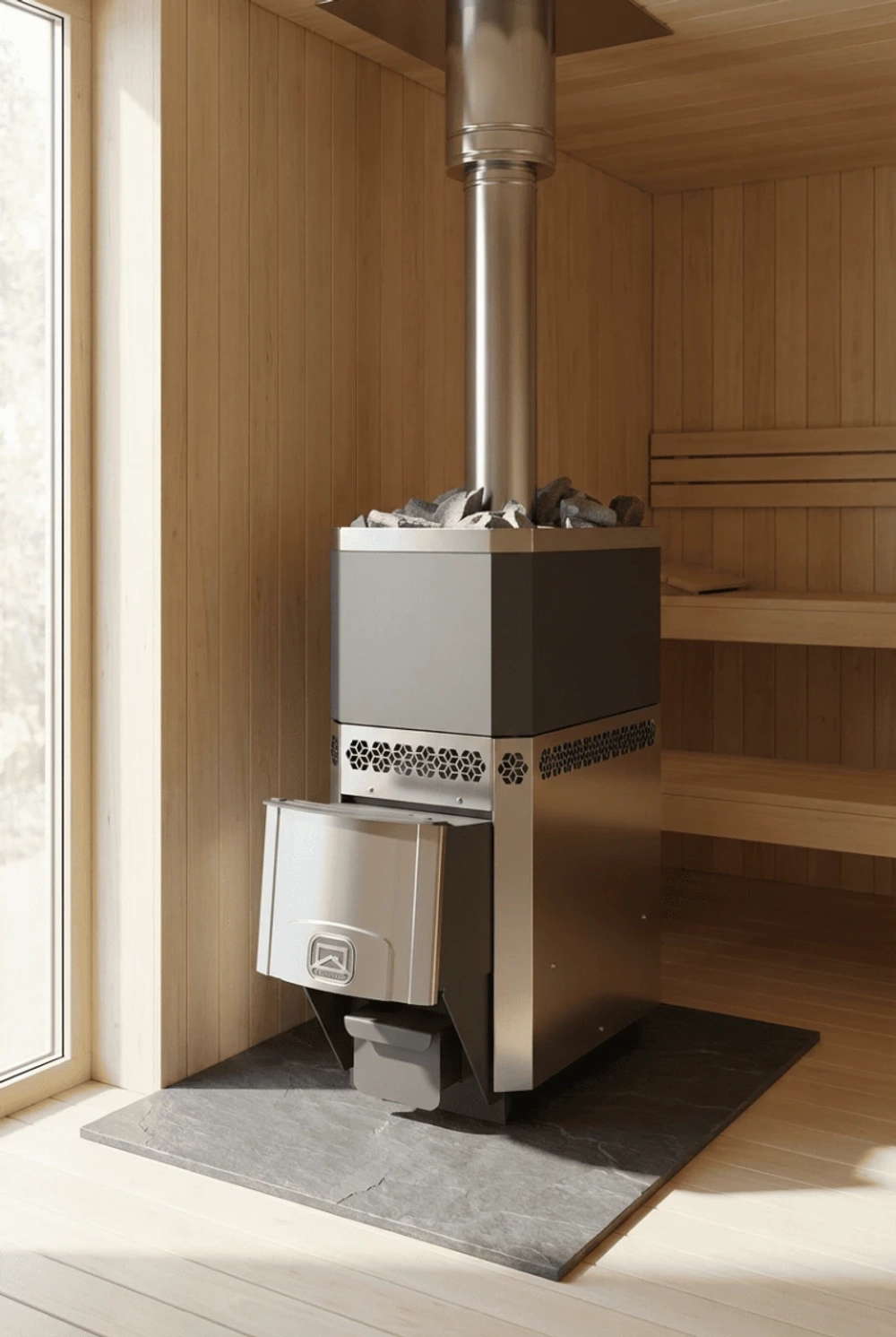 Печь для бани Русь-18 ЛНЗП Профи