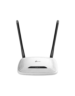TP-Link TL-WR841N, N300 Wi Fi роутер, до 300 Мбит/с на 2,4 ГГц, 2 антенны, 1 порт WAN 10/100 Мбит/с + 4 порта LAN 10/100 Мбит/с