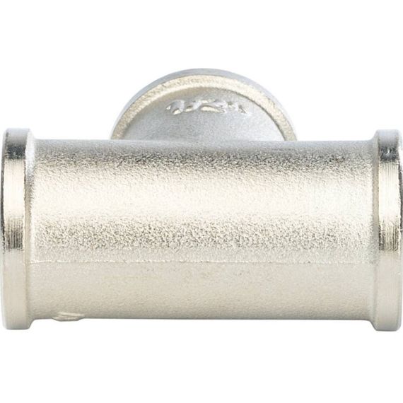 Тройник STOUT никелированный ВВ 1/2 — (2)