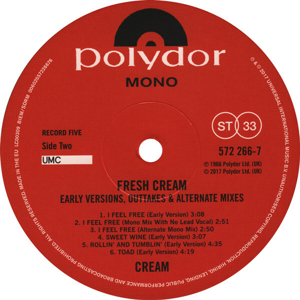 Cream / Fresh Cream (Deluxe Edition) (6LP)