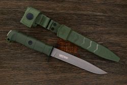 Нож тактический Kizlyar Supreme Vector, клинок 160мм, сталь 420НС, рукоять кратон оливковый