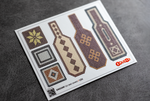 Car seat covers type 1 1/35 (3D decal)