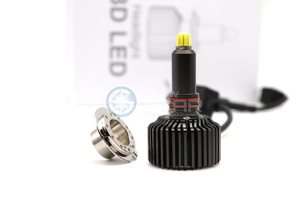 Cветодиодные лампы H7 M9 3D LED360 35W, 5500 - 6000K, (комплект 2шт)