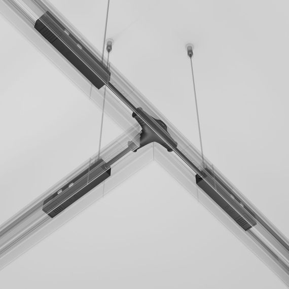Коннектор питания T-образный гибкий Maytoni Technical Exility Busbur TRA034CWT-42B