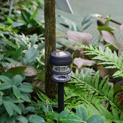 USL-C-095-PT380 HALO Cветильник садовый на солнечной батарее. 1 светодиод. Белый свет. 1xАА Ni-Mh аккумулятор в-к. IP44. TM Uniel