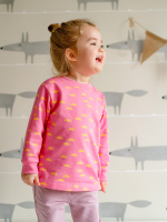 Свитшот прямой Mjölk Солнышки розовые