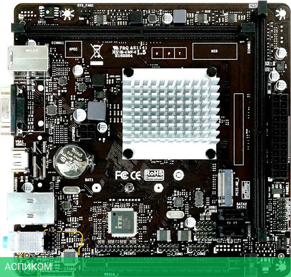 Материнская плата Biostar J4125NHU Ver. 6.x