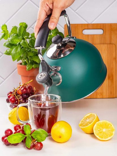 Чайник 2,2 л. из нержавеющей стали со свистком Ofenbach NB 100326