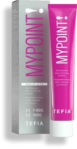 Перманентная крем-краска для волос Tefia MY Mypoint, 8.80 светлый блондин коричневый для седых волос, 60 мл