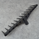 Грабли сенные 12-ти зубые пластмассовые черные