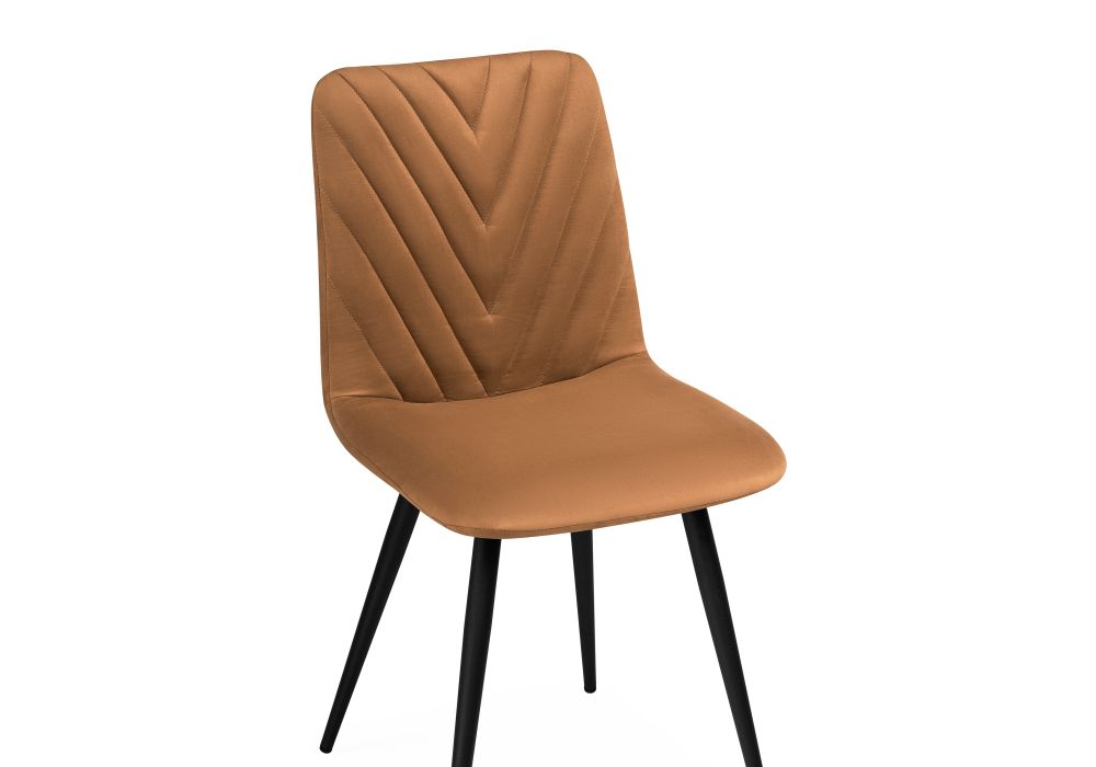 Стул на металлокаркасе Ральф кирпичный / черный