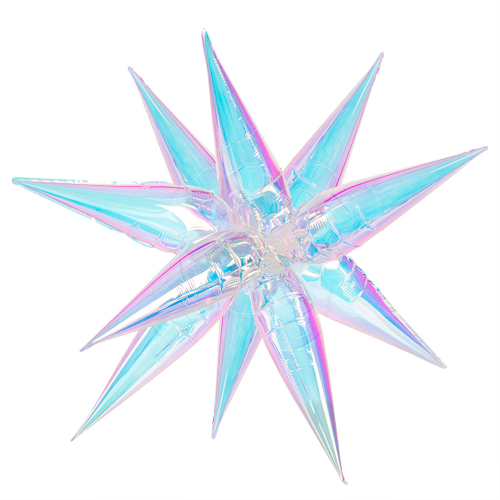 Звезда 26" составная 12 лучиков Зеркальный, Хамелеон Fl