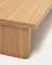 Oaq Журнальный столик из шпона дуба с натуральной отделкой 140 x 75 см