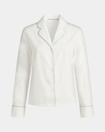 Пижама Белая 2 (рубашка с длинным рукавом + брюки)