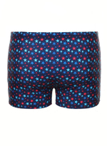 Мужские плавки-боксеры +size с принтом в виде звезд (Размер: 4X) (Цвет: разноцветный)