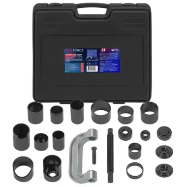 Съемник сайлентблоков и подшипников с комплектом оправок, набор 21пр. YATAFORCE YF-921T2