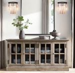 Настенный светильник Odeon 2B black/clear