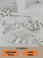 Конструктор из кирпичиков "Дачный домик" 400деталей