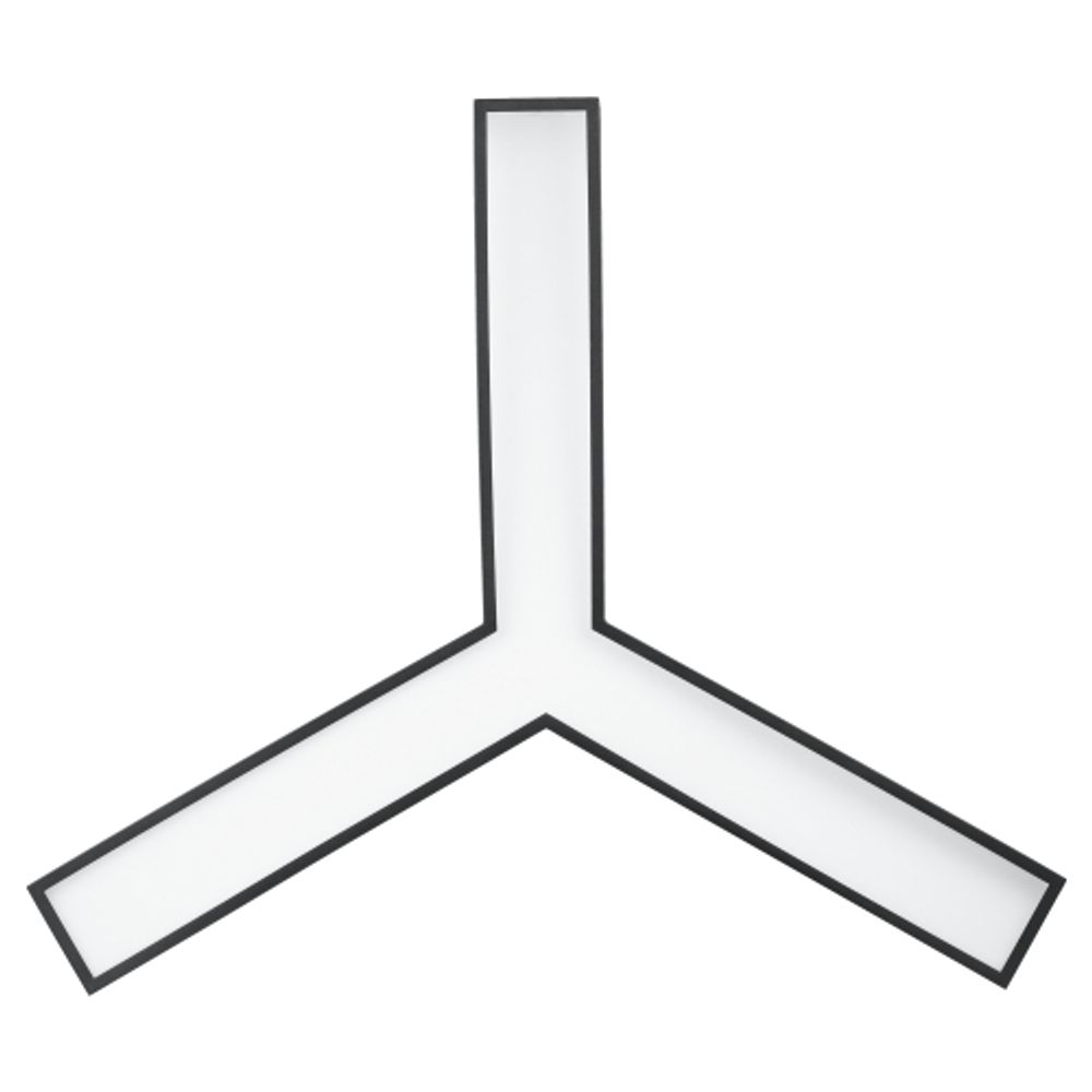 Светильник LED ЭРА Geometria SPO-143-B-40K-056 Igrek 56Вт 4000K 4500Лм IP40 900*80 черный подвесной драйвер внутри