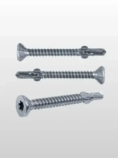 Smart KREP, Саморез Флюгель дерево металл, серебристый, 5.5x80, 100 шт.