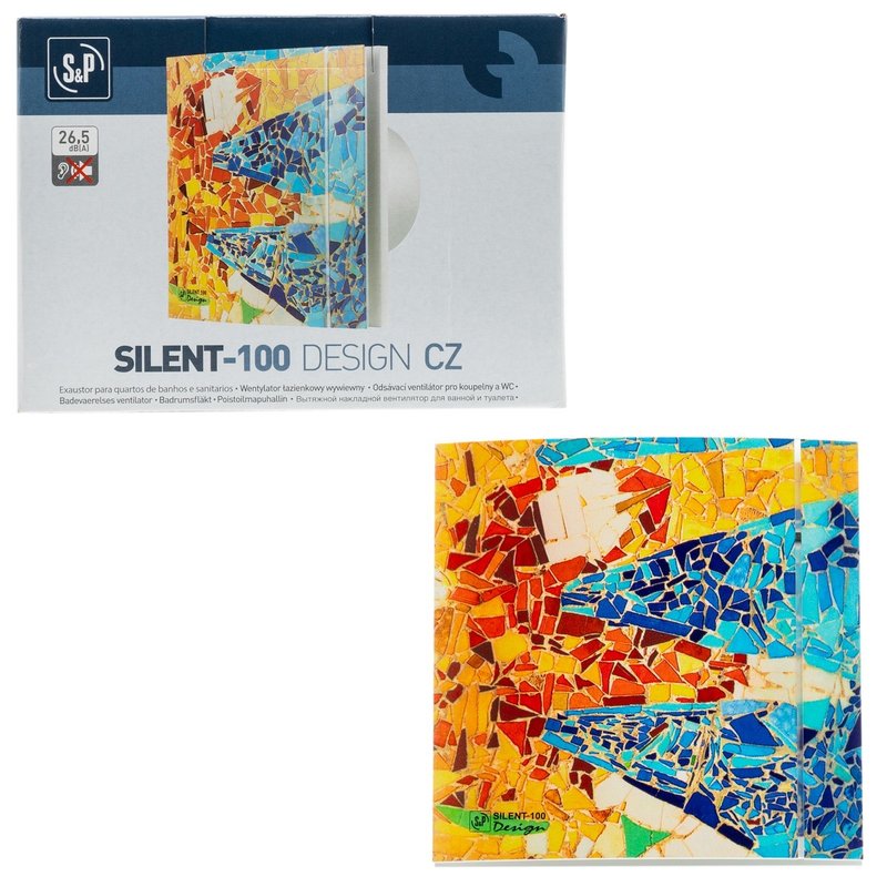 Накладной вентилятор Soler Palau SILENT-100 CZ DESIGN BARCELONA