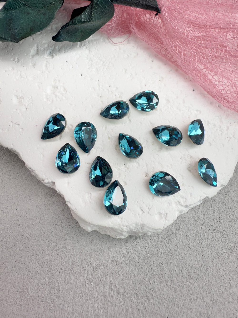 Капля Drop 6*8 мм, Indicolite