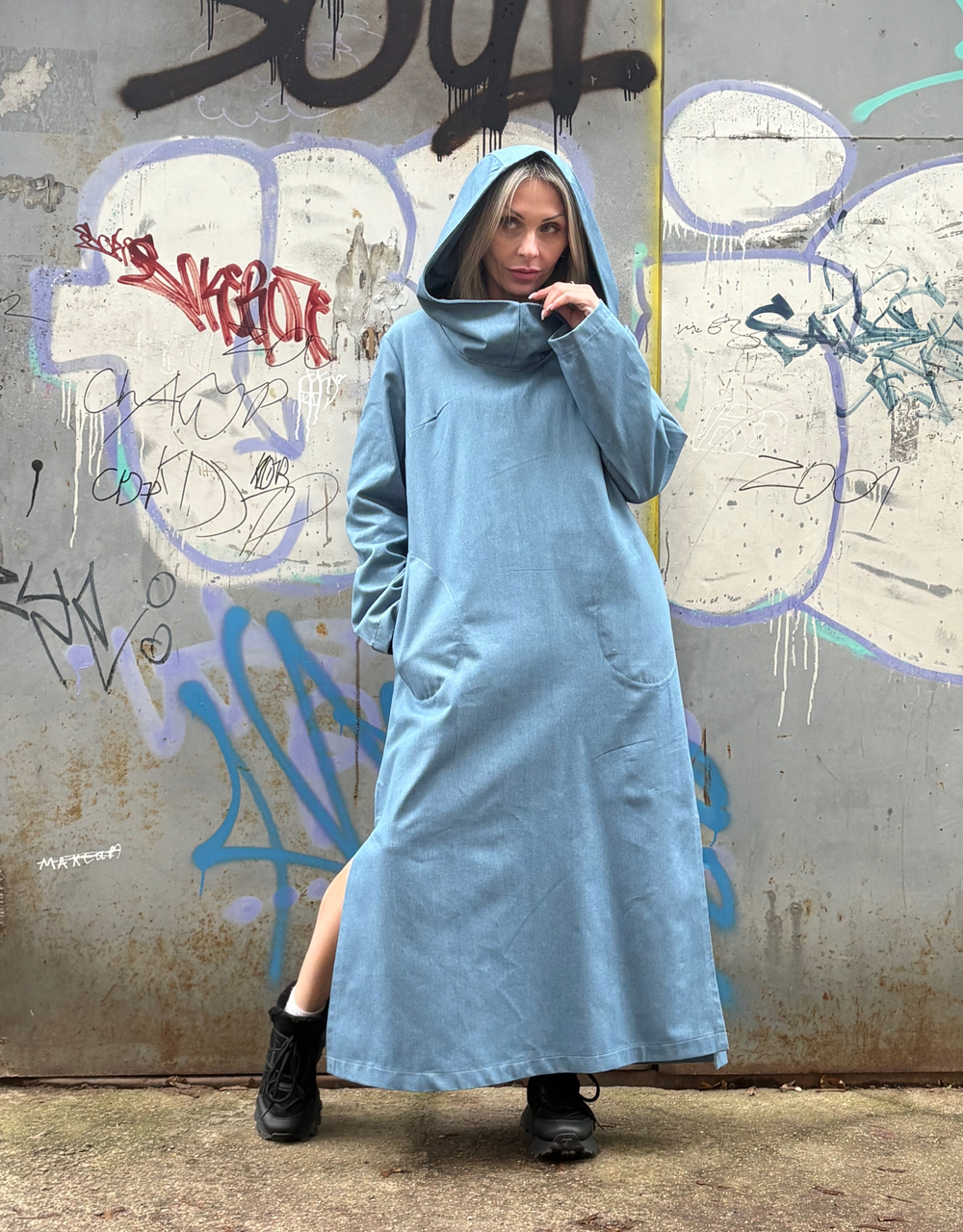 Платье Assassin /джинс голубой