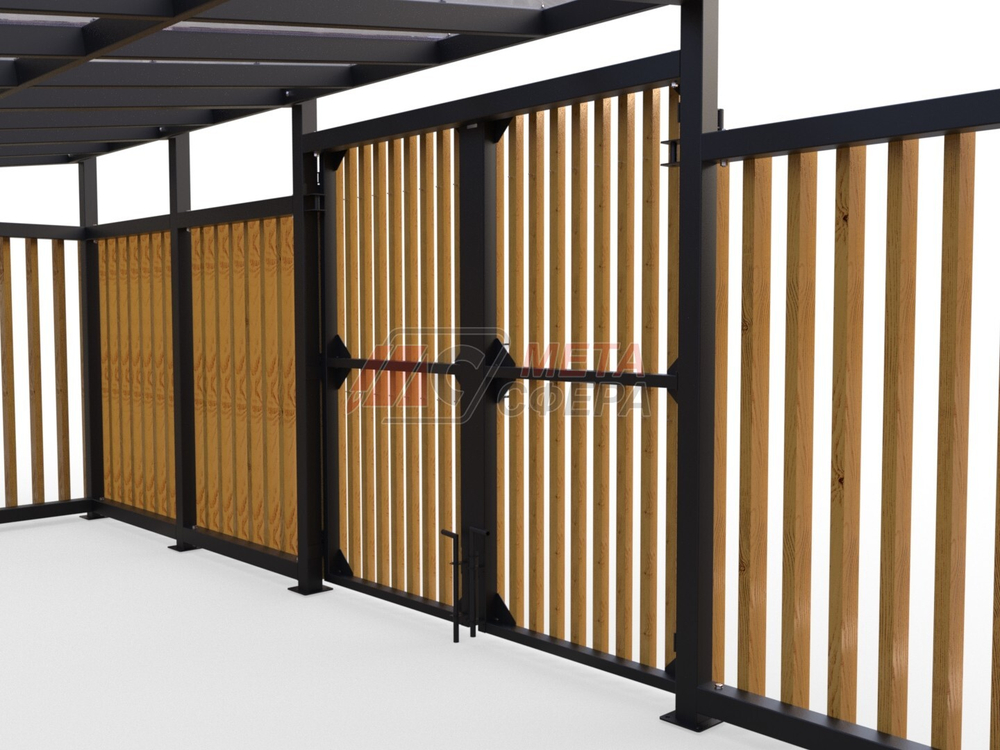 Площадка для сбора мусора Fence
