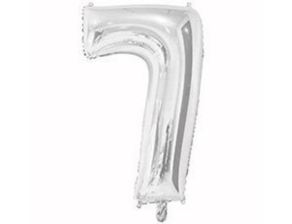 К ЦИФРА 7  26" Серебро 60 см.