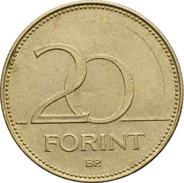 20 форинтов 1992-2011 Венгрия