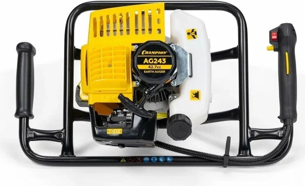 Бензобур CHAMPION AG243 со шнеком