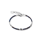 Браслет Coeur de Lion Midnight Blue-Silver 5080/30-0746 цвет синий, серебряный