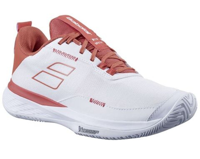 Женские теннисные кроссовки Babolat SFX Evo All Court - white/terra cotta
