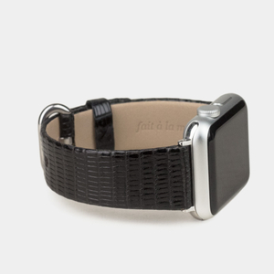 Ремешок кожаный для Apple Watch 40/41mm Classic черного цвета