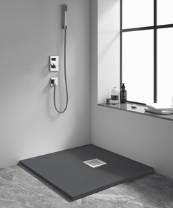 Душевой поддон квадрат STONE TRAY-G (900x900)