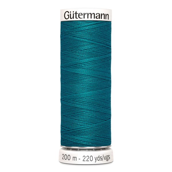 Нитки универсальные Gutermann Sew-all 100 (200 метров), 5 кат. | 189 зеленая бирюза