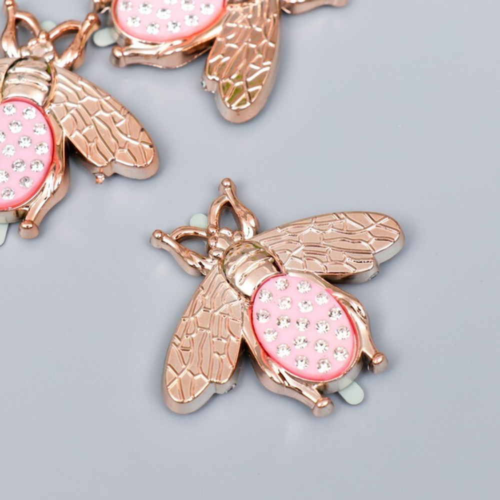 Брадс для творчества пластик "Муха с камешком" 4,5х4 см