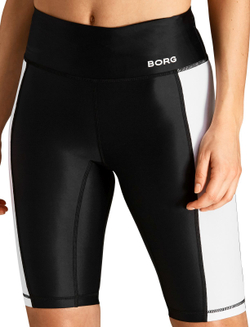 Женские теннисные шорты Bj_rn Borg Stripe Bike Shorts W - Black