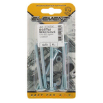 БОЛТ МЕБЕЛЬНЫЙ ELEMENT DIN603 С ГАЙКОЙ ОЦИНК 6Х70 6ШТ 2143