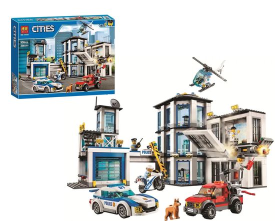 Конструктор Bela «Полицейский участок» арт. 10660 (City 60141) / 936 деталей