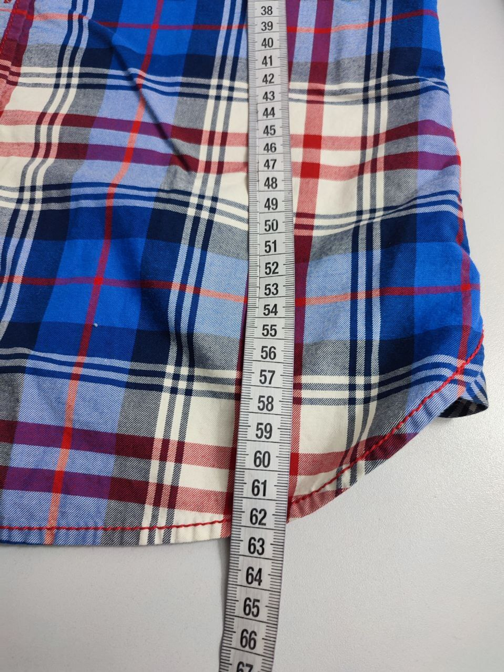 Рубашка Plory  в клетку  46 размер