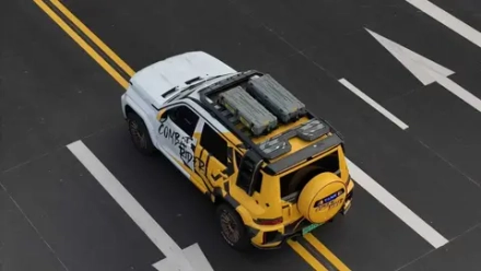 Платформа на крышу с лестницей и боковым ящиком Arcane Warrior для TANK 700 2024+ органайзер багажник на крышу