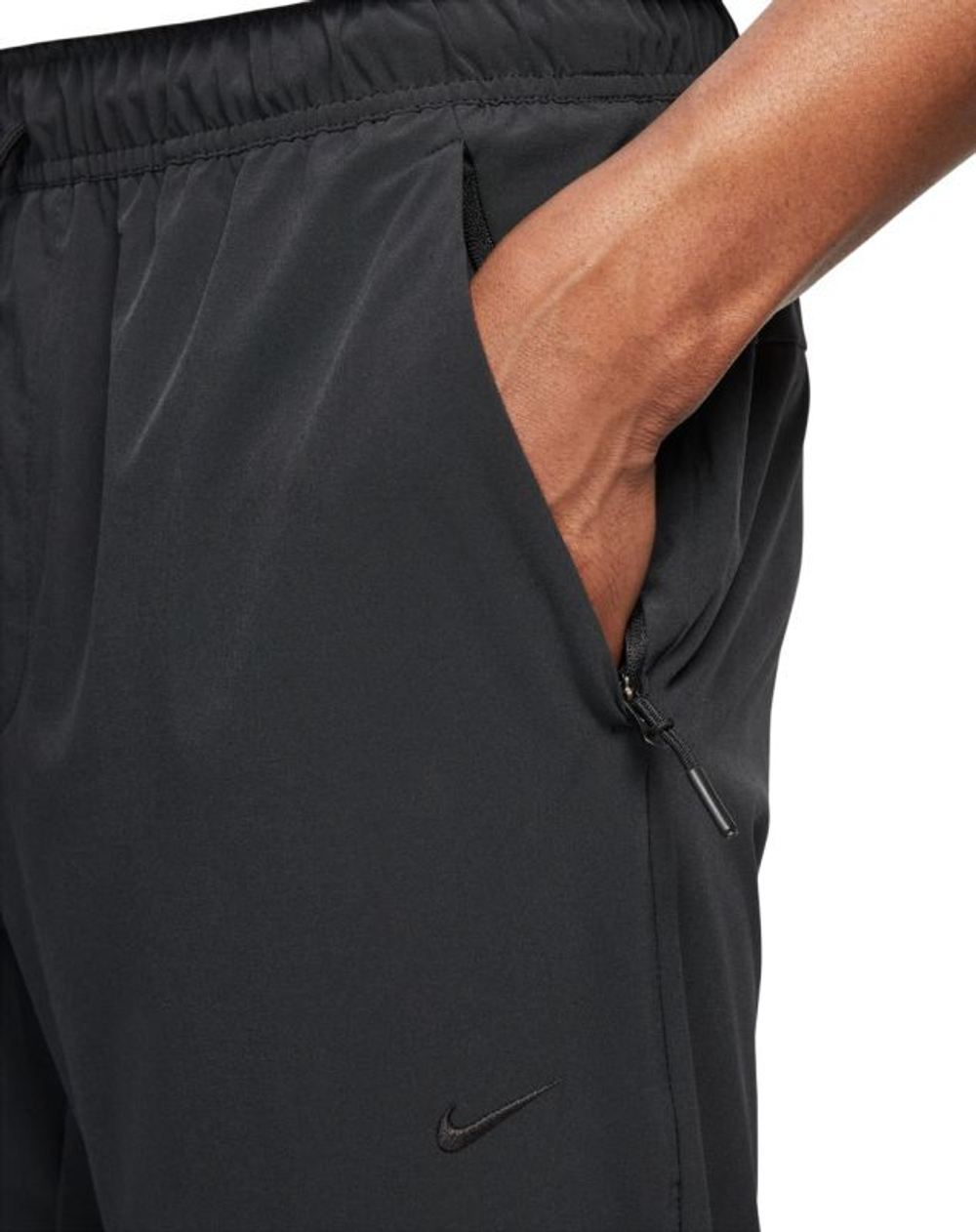 Мужские теннисные штаны Nike Unlimited Dri-Fit Zippered Cuff Versatile - черный