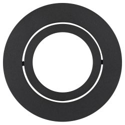 Светильник встраиваемый алюминиевый ЭРА KL86 BK под лампу MR16 GU5.3 черный | 